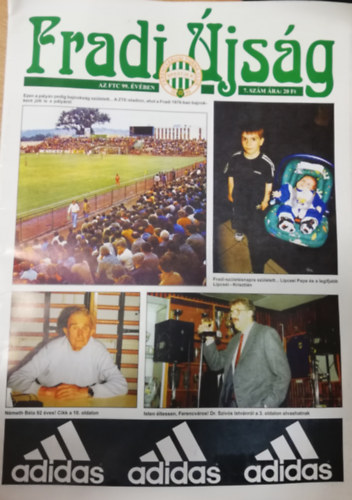 Fradi Újság 7. szám az FTC 99. évében