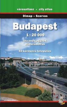 Szarvas Dimap - Budapest vrosatlasz