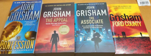 John Grisham - 4 db John Grisham: Ford County + The Appeal + The Associate + The Confession