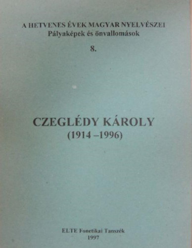 Bolla Klmn - Czegldy Kroly (1914-1996)