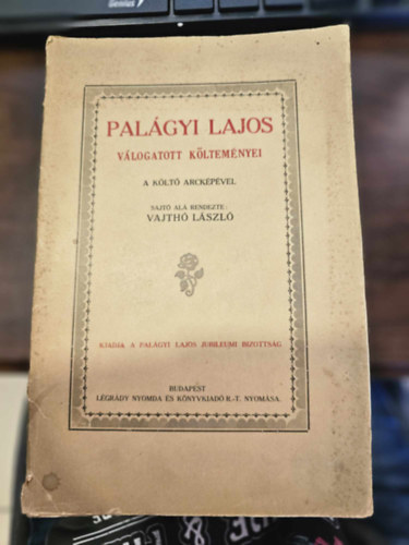 Palágyi Lajos - Palágyi Lajos válogatott költeményei (dedikált)
