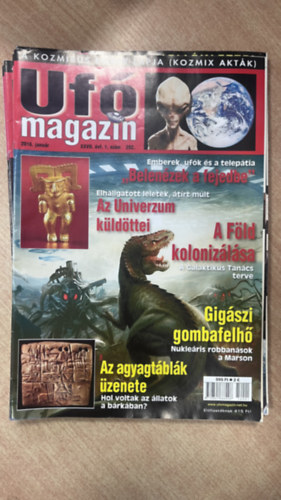 Pusztay Sándor (főszerk.) - Ufómagazin 2016/1-12. (teljes évfolyam, 12 db. lapszám)