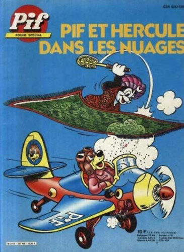 Pif Poche Spécial- Pif et hercule dans les nuages (Pif Zsebkülönkiadás - Pif és Herkules a felhőkben francia nyelven)