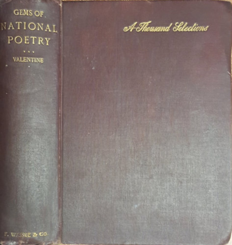 Mrs. Valentine (ed.) - Gems of national poetry