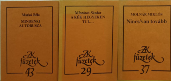 Molnár Miklós, Markó Béla Mészáros Sándor - Magyar szépirodalmi könyvcsomag