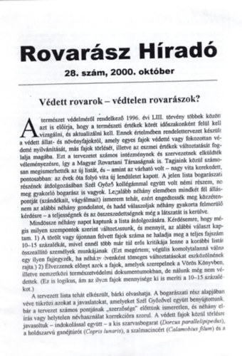 Rozner Istvn Blint Zsolt - Rovarsz Hrad 28. szm, 2000. oktber
