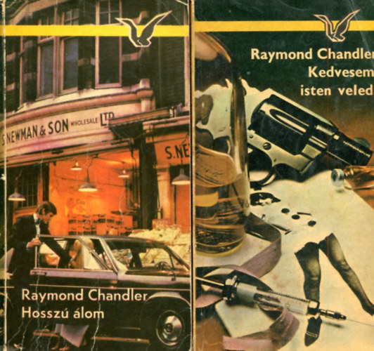 Raymond Chandler - 2 db Raymond Chandler k�tet: Hossz� �lom - Kedvesem, Isten veled!