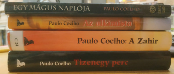 Paulo Coelho - 4 db Paulo Coelho: A Zahir + Az alkimista + Egy mágus naplója + Tizenegy perc