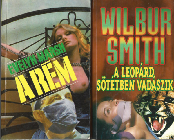 2 db knyv, Evelyn Marsh: A rm, Wilbur Smith: A leoprd, sttben vadszik