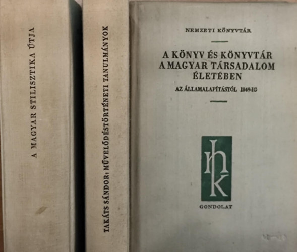 Takts Sndor - 3 db ktet a Nemzeti Knyvtr sorozatbl