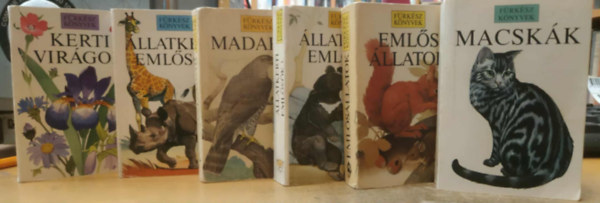 Martin Woodcock, John A. Burton, Bruce Pearson, Howard Loxton, Ryozo Kohira, Christopher Grey-Wilson, Victoria Goaman Richard Perry - 6 db Frksz knyvek: Emlsllatok; Madarak; Macskk; Kerti virgok; llatkerti emlsk 1-2. (I-II.)