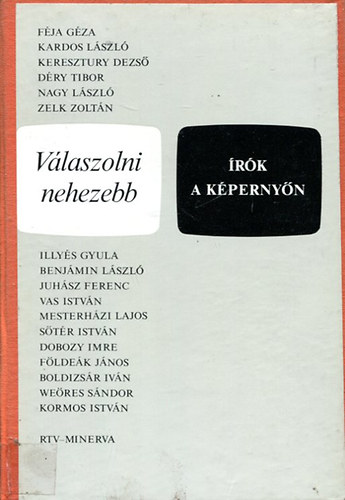 V�laszolni nehezebb - �r�k a k�perny�n