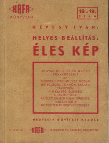 Hevesy Ivn - Helyes bellts - les kp