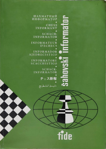Sahovski informator 38 - Chess informator