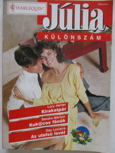 Jlia klnszm 2003/6 (Kirakatpr, Kukacos fnk, Az utols levl)