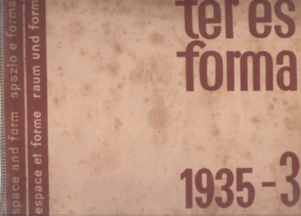 Tér és forma 1935/3.