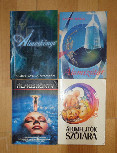 Szepes Mária - 4 könyv a z álmokról: Álomfejtők szótára, Álmoskönyv, Álomszótár, Álmoskönyv