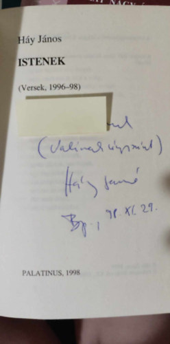 H�y J�nos - Istenek