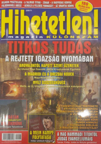 Hihetetlen Magazin - Különszám (2022. szeptember-december)