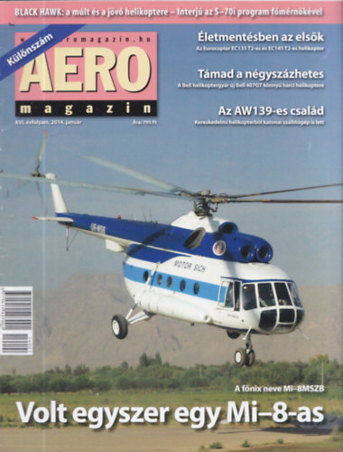 Sajtos Zolt�n (szerk.) - 4 db Aero magazin sz�rv�nysz�m: 2014/janu�ri k�l�nsz�m + 2014/febru�r + 2014/m�jus + 2014/okt�ber