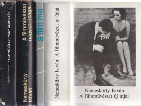 4 db film tmj knyv: A filmmvszet j tjai + A film ma + A filmmvszet nagykorsga + Filmmvszet vagy lomgyr