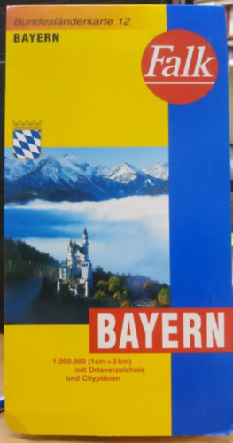 Falk - Bayern - Bundeslanderkarte 12 1:300.000 (1 cm = 3 km)