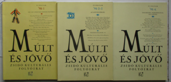 Mlt s jv (zsid kulturlis folyirat 1998 1-4. teljes v 3 knyben)