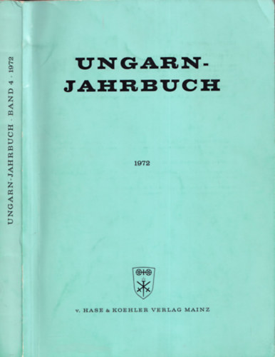Horst Glassl - Ungarn-Jahrbuch 1972 - Band 4