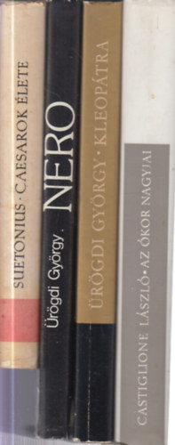 �r�gdi Gy�rgy, Castiglione L�szl� Suetonius - 4 db.: Caesarok �lete + Nero + Kleop�tra + Az �kor nagyjai