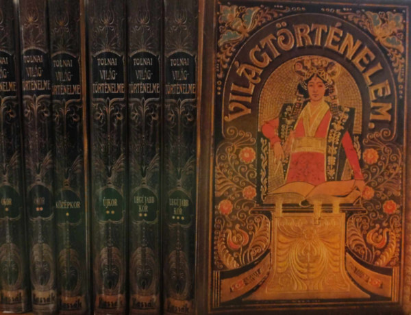 6 db ktet Tolnai vilgtrtnelme sorozatbl (reprint kiads)