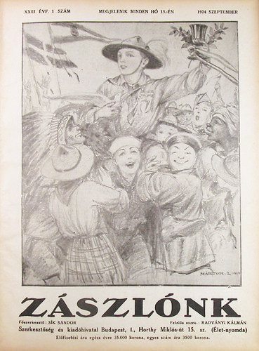 Sk Sndor  (fszerk.) - Zszlnk XXI.- XXII.-XXIII-XXIV. vf. (1922-26)