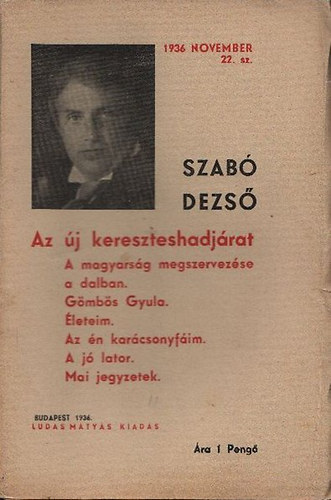 Szab Dezso - Az j kereszteshadjrat (Ludas Mtys fzetek 22.)