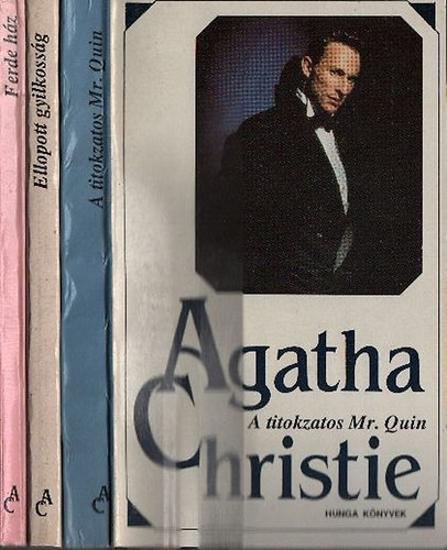 Agatha Christie - 3 db. Agatha Christie krimi (A titokzatos Mr. Quin + Ellopott gyilkoss�g + Ferde h�z)