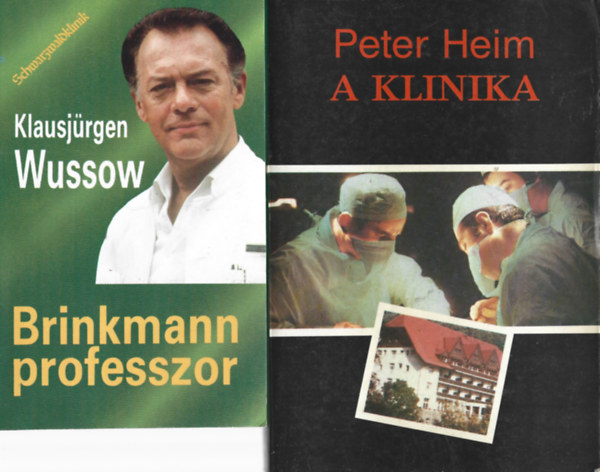 2 db knyv, Klausjrgen Wussow: Brinkmann professzor, Peter Heim: A klinika