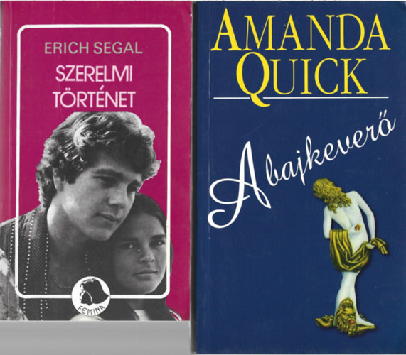 2 db knyv, Erich Segal: Szerelmi trtnet, Amanda Quick: A bajkever