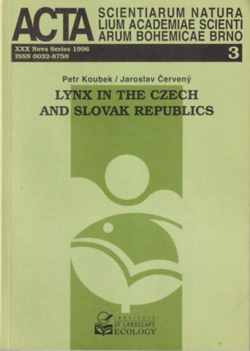 Jaroslav Cerveny Petr Koubek - Lynx in the Czech and Slovak republics - Hiz a cseh s szlovk kztrsasgban