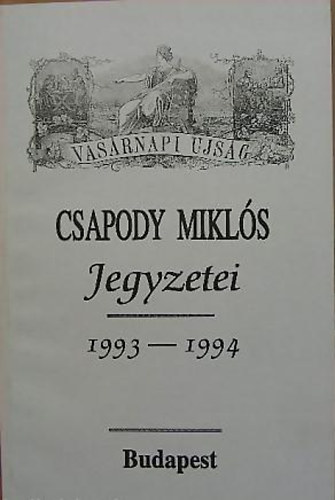 Csapody Miklós - Csapody Miklós jegyzetei 1993-1994