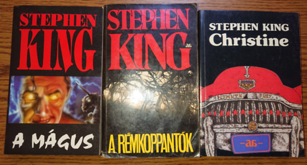 Stephen King - 3 knyv Stephen Kingtl: A mgus, A rmkoppintk, Christine