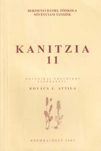 Kovcs J. Attila - Kanitzia 11 -  Botanikai folyirat