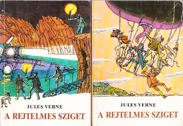 Jules Verne - A rejtelmes sziget 1-2. (Nyolcadik kiads - Hegeds Istvn rajzaival)
