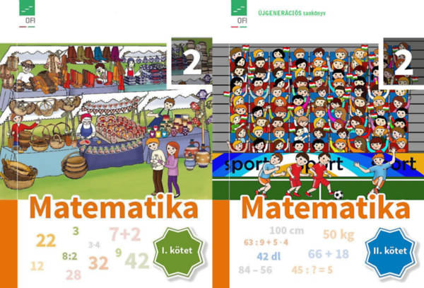 Fülöp Mária - Matematika 2. osztályosoknak I-II.