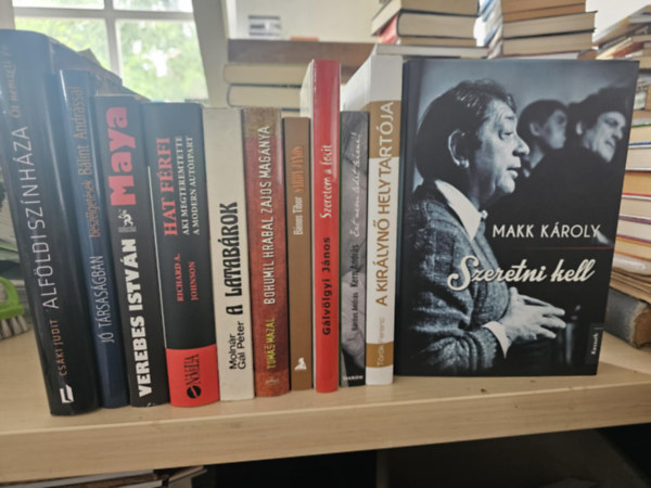 T�r�k Ferenc, G�lv�lgyi J�nos, B�nos Tibor, Tom�s Mazal, Moln�r G�l P�ter, Richard A. Johnson, Verebes Istv�n, Cs�ki Judit, Vujity Tvrtko Makk K�roly - 12db riport k�tet, K�NYVMENT� AJ�NLAT: Szeretni kell+ A kir�lyn� helytart�ja+ Ezt nem lehet le�rni+ Szeretem a focit+ S�rdy J�nos+ Hrabal zajos mag�nya+ A latab�rok+ Hat f�rfi, aki megteremtette a modern aut�ipart+ Maya+ Pokoli t�rt�n