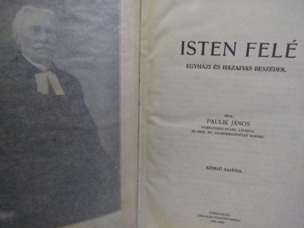 Paulik Jnos - Isten fel - Egyhzi s hazafias beszdek