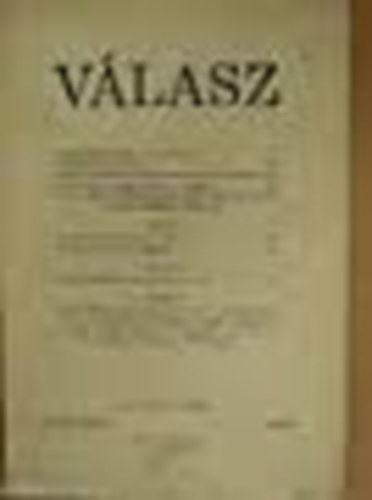 Illy�s Gyula - V�lasz VII. �vf. 7. sz�m 1947 j�l.