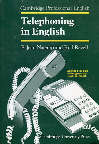 B. Jean Naterop and Rod Revell - Telephoning in English