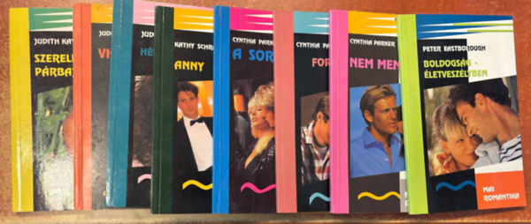 Cynthia Parker, Kathy Schranko, Judith Kay Peter Eastborough - 8 db a Mai Romantika sorozatb�l