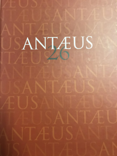 Mta Rgszeti Intzet - Antaeus 26