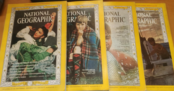 National Geographic Society - 4 db National Geographic, angol nyelv, szrvny szm!