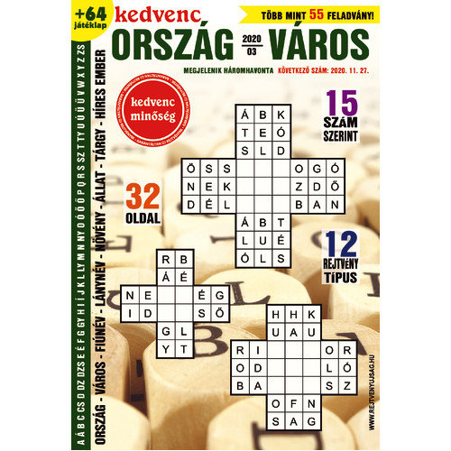 Kedvenc Ország Város 2018/1