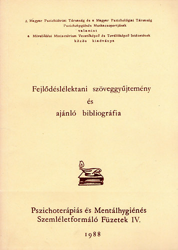 Tomcs�nyi Teod�ra - Fejl�d�sl�lektani sz�veggy�jtem�ny �s aj�nl� bibliogr�fia